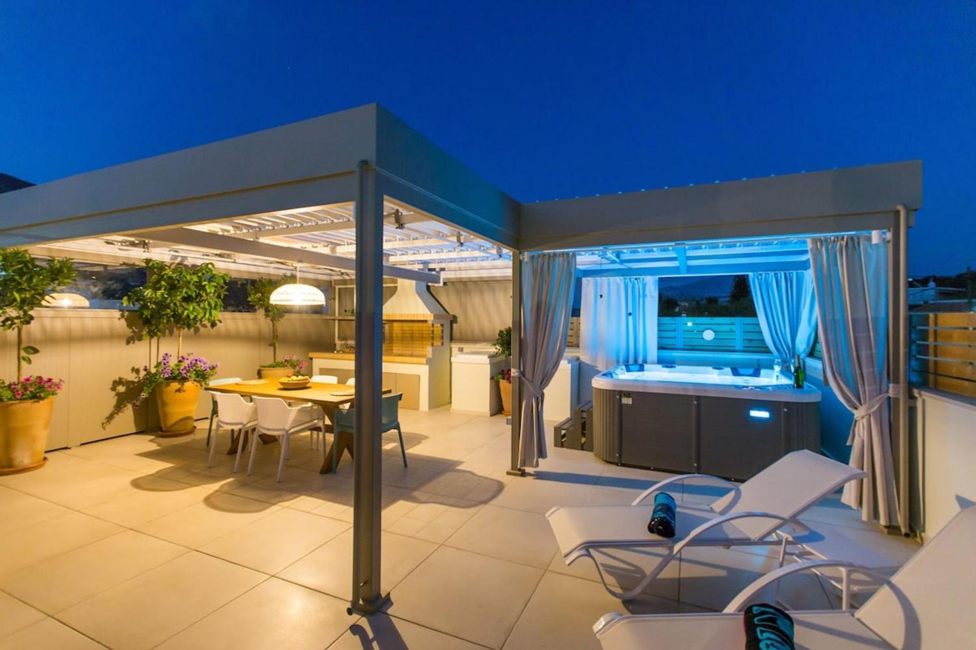 Willa Ekaterini Luxury House Lefkogeia Zewnętrze zdjęcie